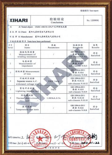 檢驗(yàn)報(bào)告